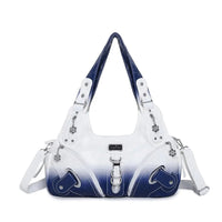 Powder Blue & White